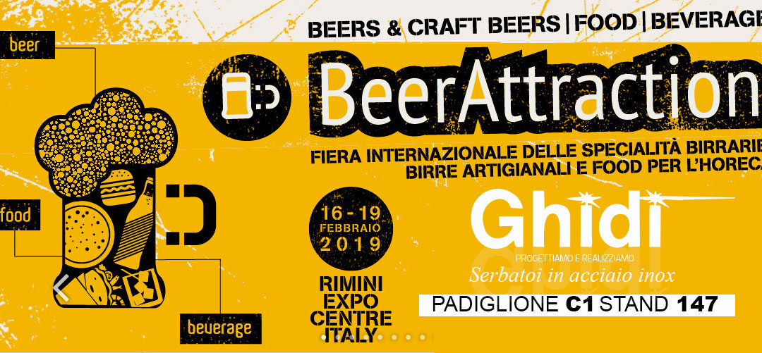 Nous nous réjouissons de vous voir à BeerAttraction du 16 au 19 février 2019.