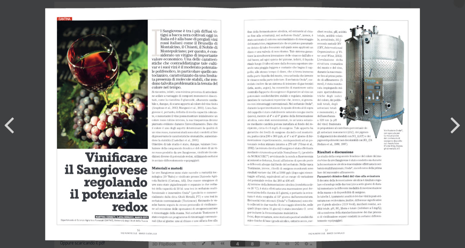Vinificare il sangiovese con onda