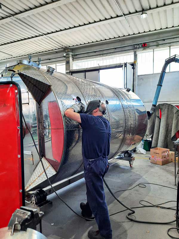 Ghidi Metalli, produttori serbatoi inox Ghidi Metalli, produttori serbatoi inox