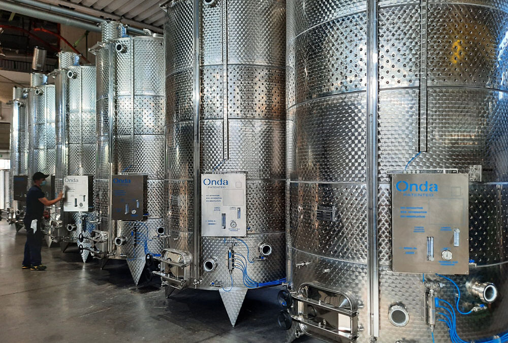 Automatic bâtonnage in Onda® tank.