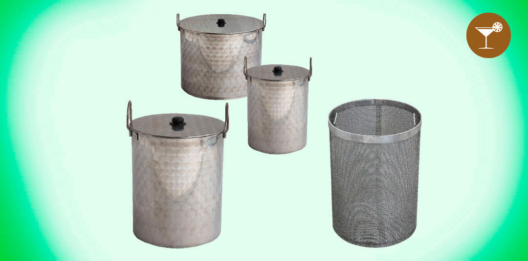 13. Pentola e cesti filtranti LIQUORI da 30 fino a 500 litri Acciaio INOX AISI 304