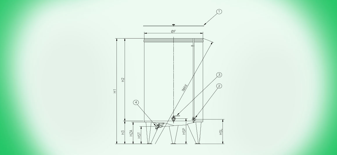 Olive oil tanks