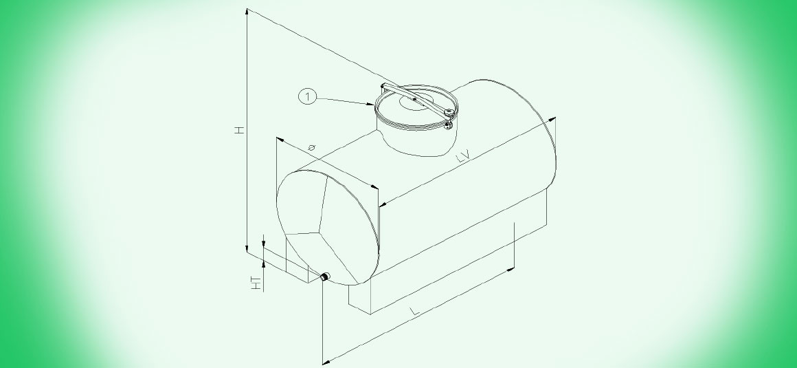 Stainless steel olive oil tanks