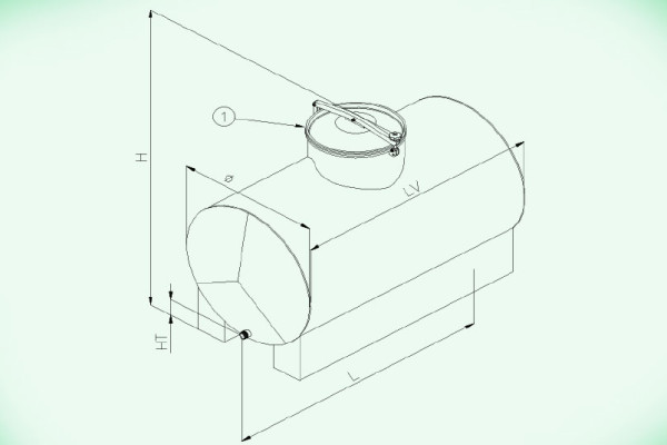 Stainless steel olive oil tanks